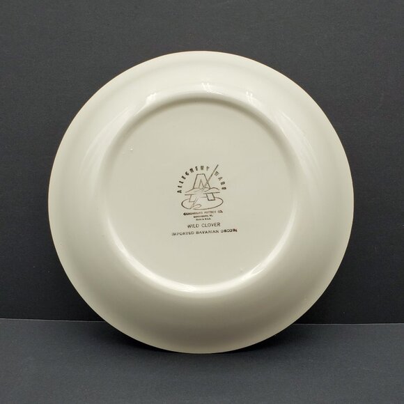 Canonsburg Pottery Allegheny Ware Wild Clover Soup Bowls Pasta Bowls - Picture 4 of 6